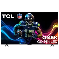 TCL 75" QM6K Series 4K UHD HDR QD-Mini LED Smart Google TV (75QM6K) - 2025