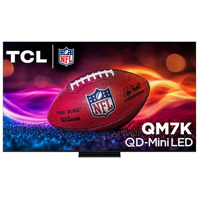 Téléviseur intelligent Google QD mini-DEL HDR UHD 4K de 85 po série QM7K de 85 po de TCL (85QM7K) - 2025