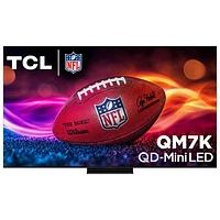 Téléviseur intelligent Google QD mini-DEL HDR UHD 4K de 85 po série QM7K de 85 po de TCL (85QM7K) - 2025