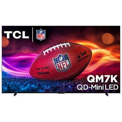 Téléviseur intelligent Google QD mini-DEL HDR UHD 4K de 98 po série QM7K de 85 po de TCL (98QM7K) - 2025