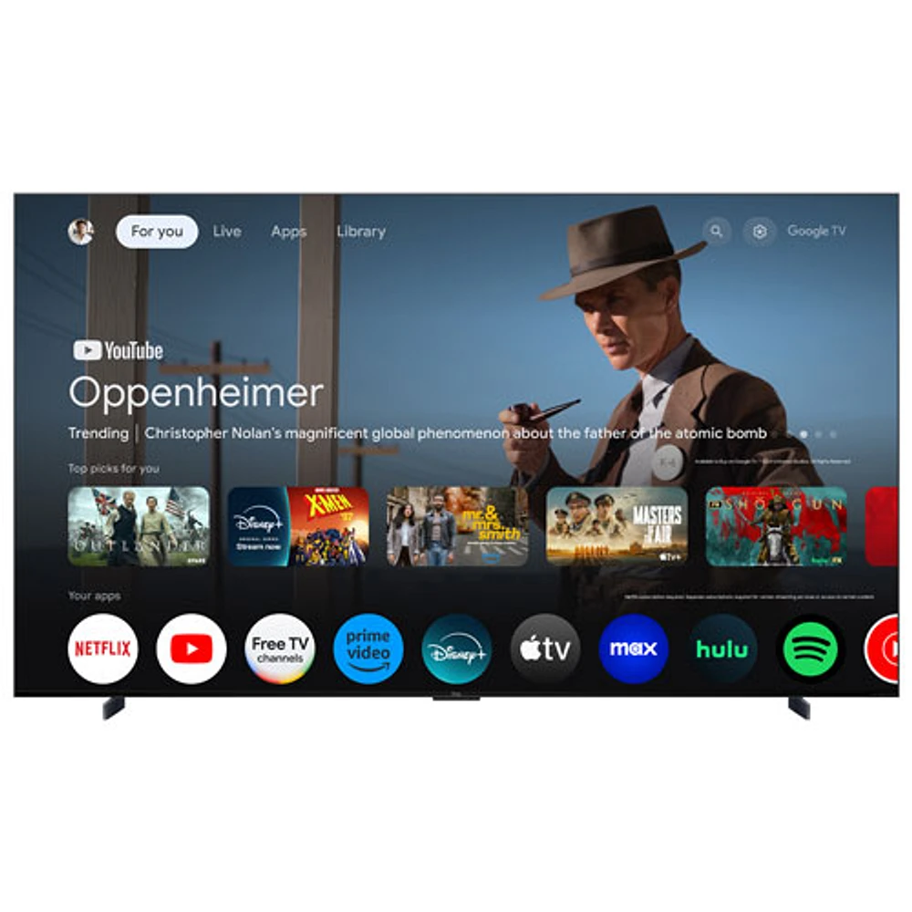 TCL 98" QM7K Series 4K UHD HDR QD-Mini LED Smart Google TV (98QM7K) - 2025