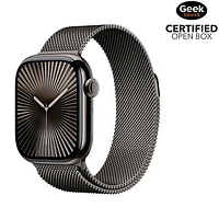 Open Box - Apple Watch Series 10 (GPS + Cellular) 42mm Slate Titanium Case w/Slate Milanese Loop - M/L
