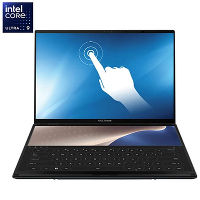 Portable à écran tactile 2-en-1 de 14 po Zenbook DUO d'ASUS - Gris encrier (Core Ultra 9 d'Intel/RAM 32 Go/SSD 1 To/Win 11)