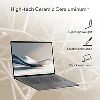 Portable Zenbook A14 14 po Copilot+ d'ASUS - Gris Islande (Snapdragon X/RAM 16 Go/SSD 1 To/Win 11)
