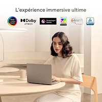 Portable Zenbook A14 14 po Copilot+ d'ASUS - Gris Islande (Snapdragon X/RAM 16 Go/SSD 1 To/Win 11)