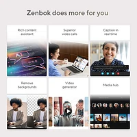 Portable Zenbook A14 14 po Copilot+ d'ASUS - Gris Islande (Snapdragon X/RAM 16 Go/SSD 1 To/Win 11)