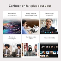 Portable Zenbook A14 14 po Copilot+ d'ASUS - Gris Islande (Snapdragon X/RAM 16 Go/SSD 1 To/Win 11)