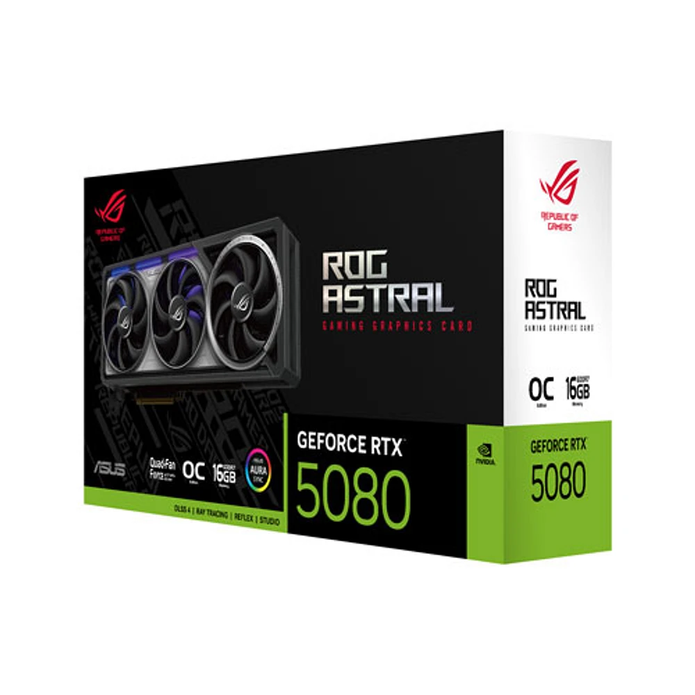 ASUS ROG Astral GeForce RTX 5080 16GB Video Card