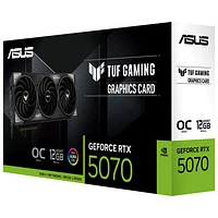 Carte graphique TUF Gaming GeForce RTX 5070 OC d'ASUS avec mémoire GDDR7 de 12 Go