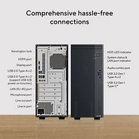 ASUS V500 Mini Tower Gaming PC (Intel Core i7-13620H/16GB RAM/1TB SSD/Intel UHD Graphics/Windows 11)