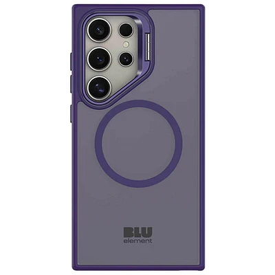 Étui ajusté Nuage chromatique de Blu Element avec MagSafe et béquille pour Galaxy S25 Ultra - Violet foncé