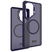 Étui ajusté Nuage chromatique de Blu Element avec MagSafe et béquille pour Galaxy S25 Ultra - Violet foncé