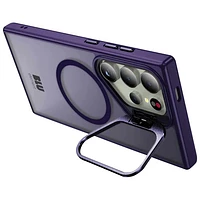 Étui ajusté Nuage chromatique de Blu Element avec MagSafe et béquille pour Galaxy S25 Ultra - Violet foncé