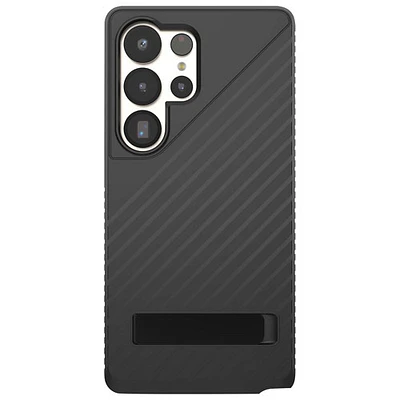Étui rigide ajusté avec béquille de ZAGG Denali pour Galaxy S25 Ultra - Noir