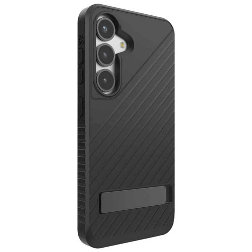 ZAGG Denali Fitted Hard Shell Case with Kickstand for Galaxy S25 - Black