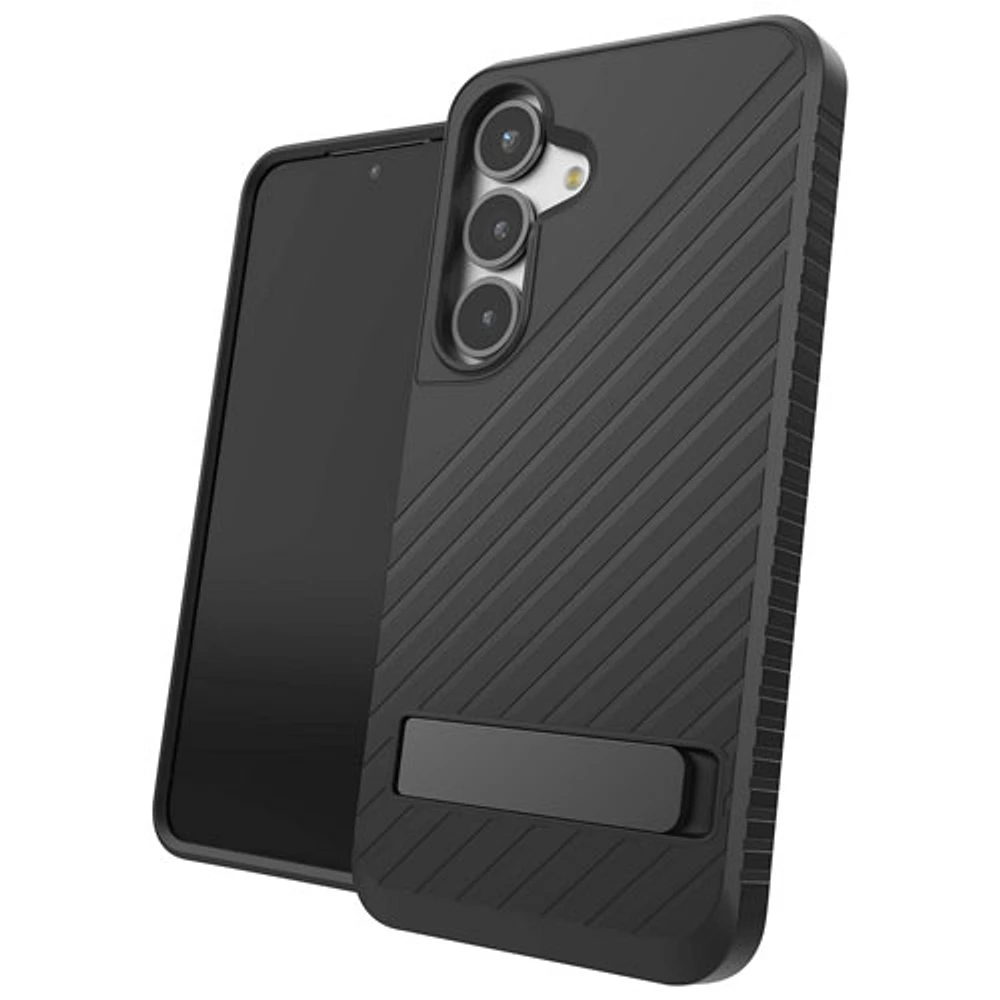 ZAGG Denali Fitted Hard Shell Case with Kickstand for Galaxy S25 - Black