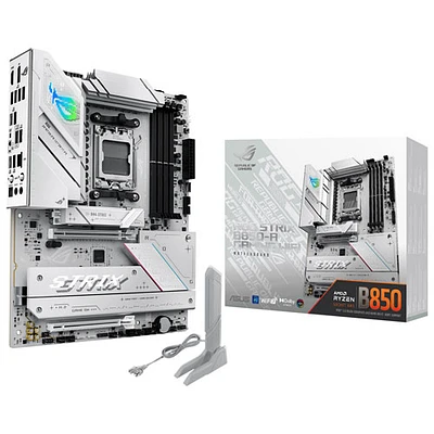 Carte mère de jeu ROG Strix B850-A Wi-Fi 7 ATX AM5 DDR5 d'ASUS pour processeurs Ryzen 9000, 8000 et 7000 d'AMD