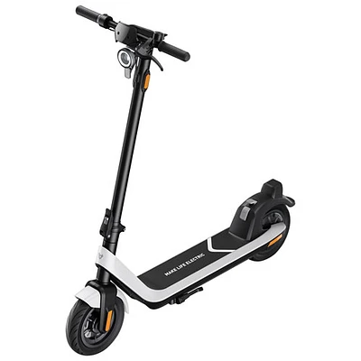 Trottinette électrique KQi2 Pro de NIU (moteur 300 W/autonomie maximale 40 km/vitesse maximale 28 km/h/batterie 48 V) - Blanc