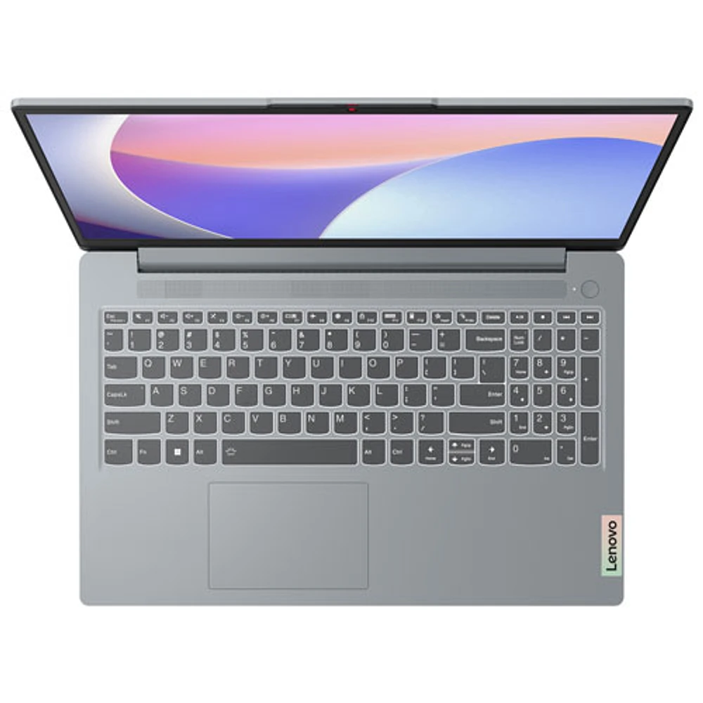 Portable 15,6 po IdeaPad Slim 3i de Lenovo - Gris arctique (Core i5-1335U d'Intel/RAM 16 Go/SSD 512 Go/Windows 11)