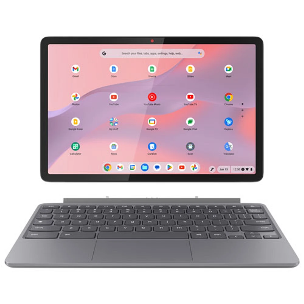 Lenovo Duet 11" Detachable Notebook with Keyboard & Stylus - Luna Grey (MediaTek Kompanio 838/128GB eMMC/8GB RAM//Chrome OS)