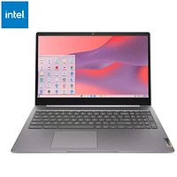 Chromebook IdeaPad 3i de 15,6 po de Lenovo - Gris arctique (Celeron N4500 d'Intel/eMMC 64 Go/RAM 4 Go/ChromeOS)