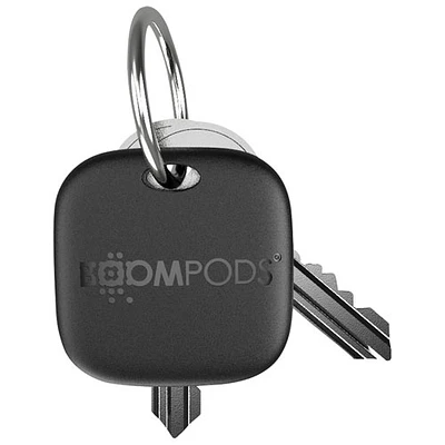 Boompods BoomTag Rechargeable Waterproof Bluetooth Item Tracker - Black