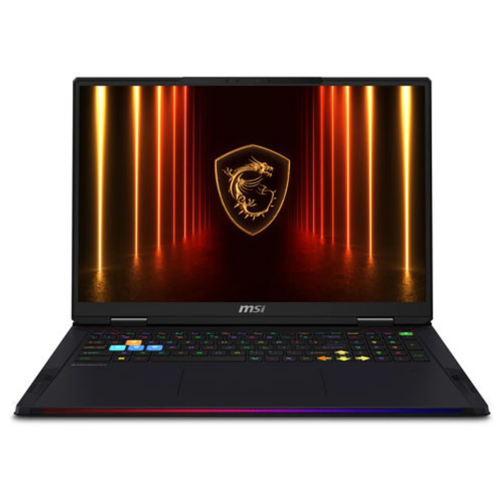 Portable de jeu Raider 18 HX 18 po de MSI - Noir (Core Ultra9-285HX Intel/RAM 64 Go/SSD 4 To (2 x 2 To)/RTX 5080)