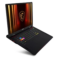 Portable de jeu Raider 18 HX 18 po de MSI - Noir (Core Ultra9-285HX Intel/RAM 64 Go/SSD 4 To (2 x 2 To)/RTX 5080)