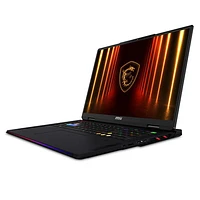 Portable de jeu Raider 18 HX 18 po de MSI - Noir (Core Ultra9-285HX Intel/RAM 64 Go/SSD 4 To (2 x 2 To)/RTX 5080)