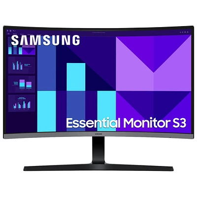 Moniteur de jeu FreeSync DEL AV incurvé HD intégrale GTG 4 ms 100 Hz de 27 po de Samsung (LS27D390GANXZA) - Noir - Exclusivité Best Buy