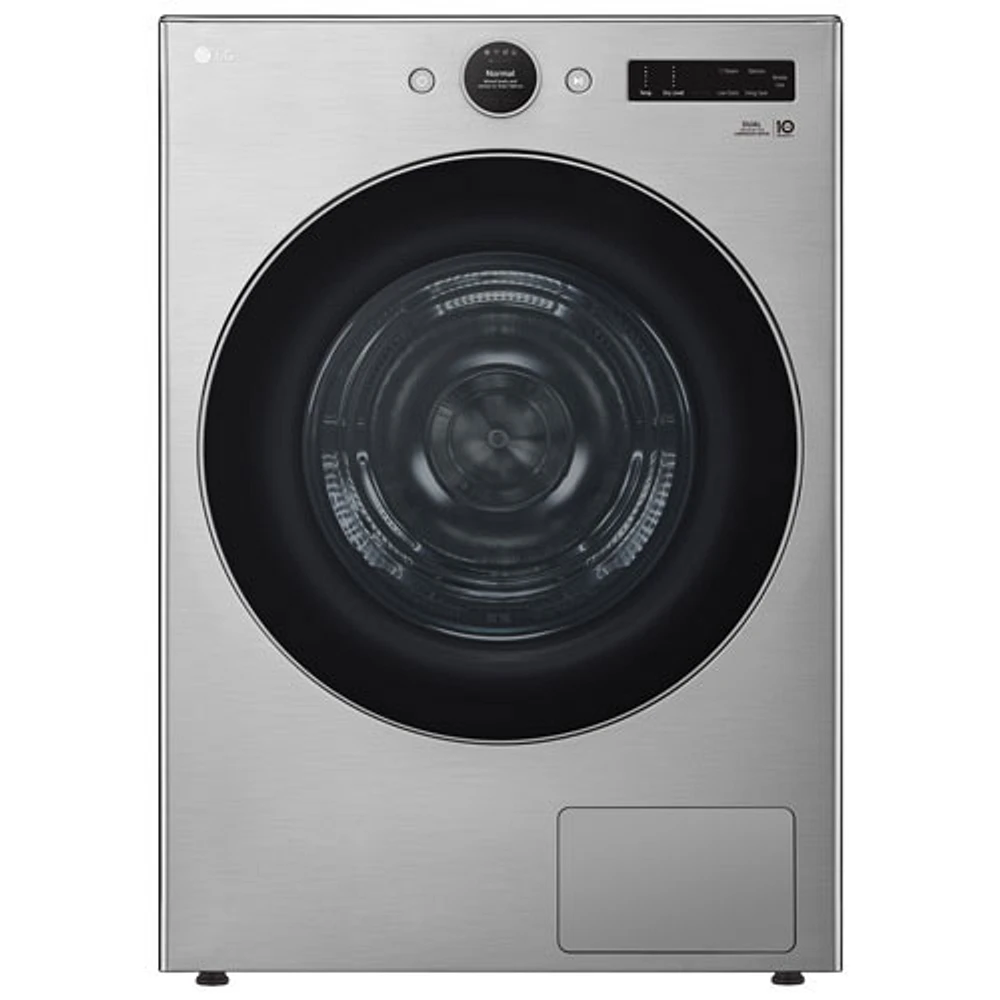 Open Box - LG 7.8 Cu. Ft. Heat Pump Electric Dryer (DLHC5502V) - Graphite Steel - Scratch & Dent