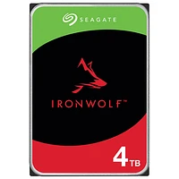 Disque dur interne d'ordinateur de bureau SATA 5400 tr/min 4 To 3,5 po IronWolf de Seagate (ST4000VNZ06)