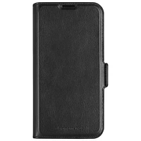 Étui-portefeuille Oslo Pro de Dbramante1928 pour iPhone 16e - Noir