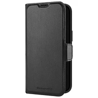 Étui-portefeuille Oslo Pro de Dbramante1928 pour iPhone 16e - Noir