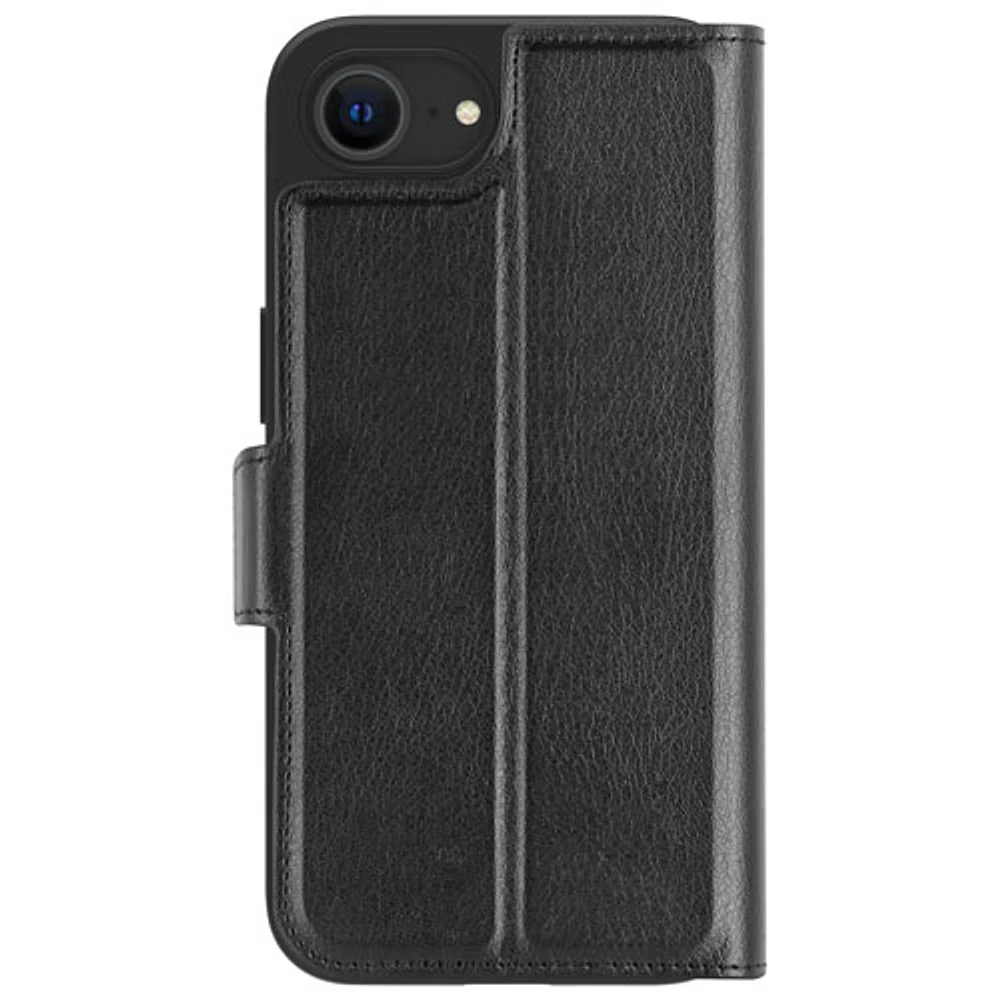 Étui-portefeuille Oslo Pro de Dbramante1928 pour iPhone 16e - Noir