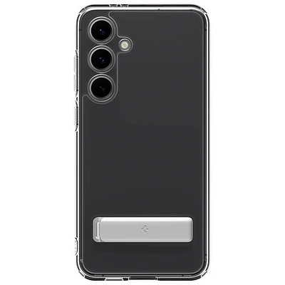 Étui rigide ajusté Slim Armor Essential S de Spigen pour S24 FE - Transparent