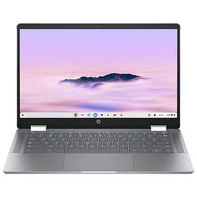 Chromebook à écran tactile 14 po x360 de HP - Argenté météorite (Core i3 N305 d'Intel/RAM 8 Go/SSD 256 Go/ChromeOS)