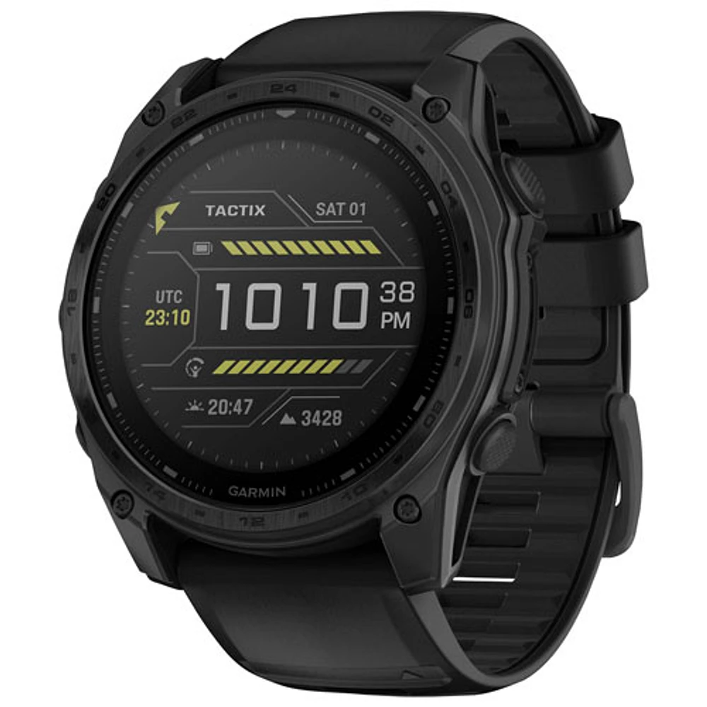 Garmin tactix 8 Solar Elite 51mm Bluetooth Multisport Smartwatch - Black