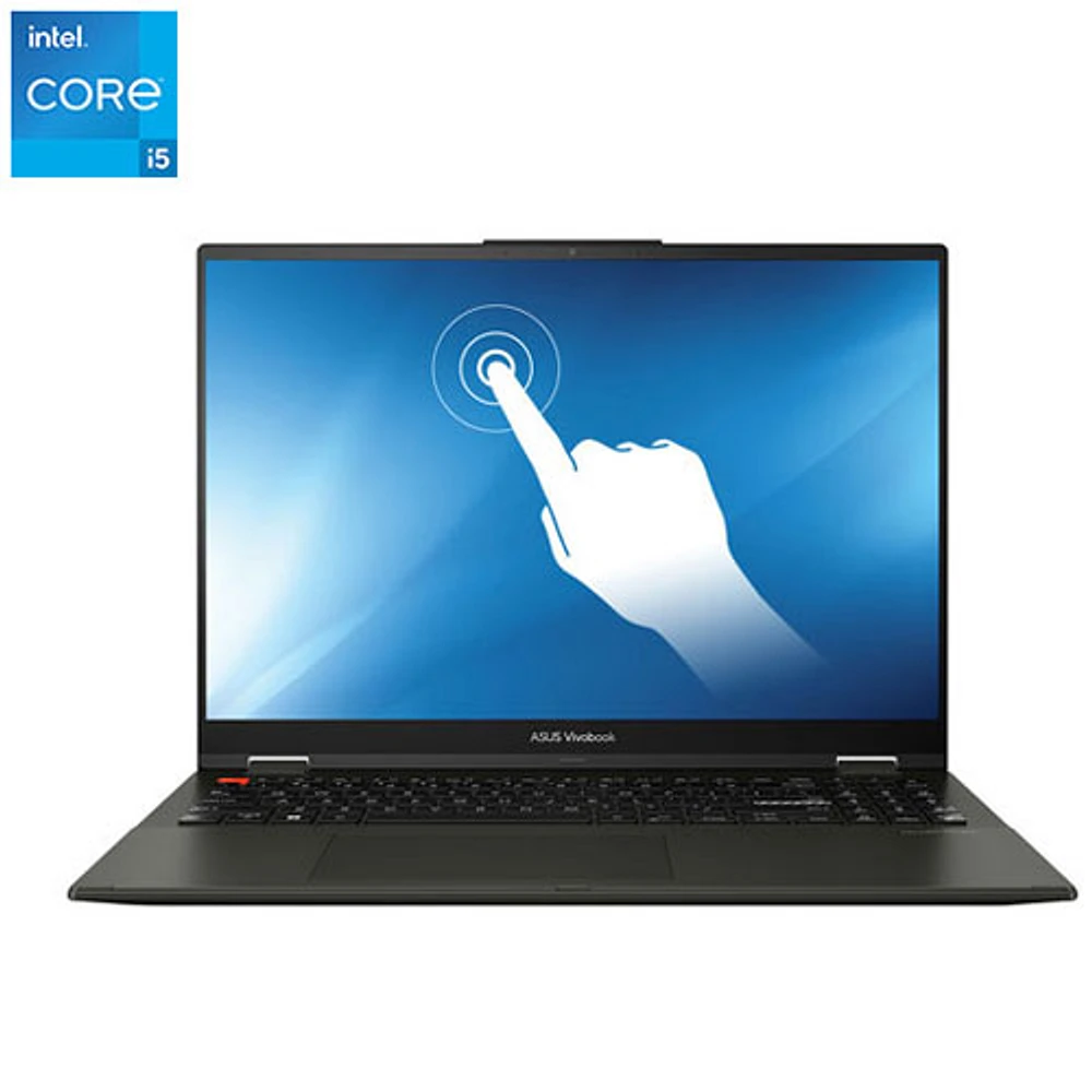 Portable 2-en-1 à écran tactile de 16 po Vivobook S 16 Flip d'ASUS - Noir minuit (Core i5-13420H d'Intel/RAM 16 Go/SSD 1 To)