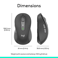 Logitech Signature Plus M750 Bluetooth Optical Mouse - Graphite