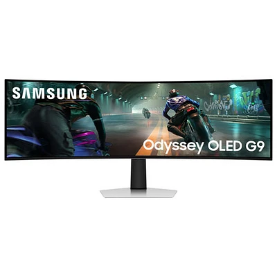 Moniteur de jeu incurvé DELO WQHD 144 Hz G-Sync FreeSync Odyssey G9 de 49 po Samsung (LS49DG912SNXZA)
