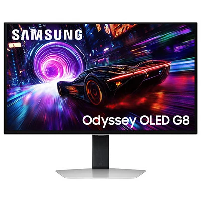 Moniteur de jeu DELO Ultra HD 4K 240 Hz 0,03 ms GTG FreeSync 27 po Odyssey de Samsung (LS27FG810SNXZA) - Argenté