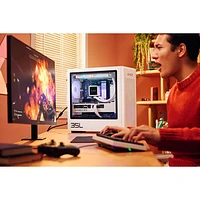 HP Omen 35L Gaming PC - White (AMD Ryzen 7 8700F/32GB RAM/2TB SSD/GeForce RTX 5070/Windows 11) - Only at Best Buy