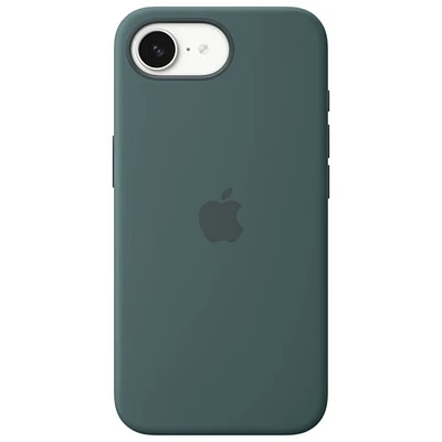 Apple Silicone Fitted Hard Shell Case for iPhone 16e - Lake Green