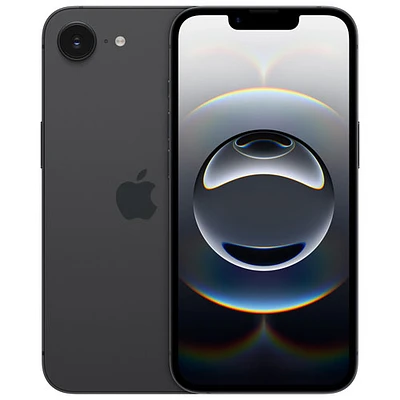 Freedom Mobile Apple iPhone 16e 256GB - Black - Monthly Tab Payment