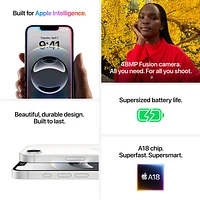 Virgin Plus Apple iPhone 16e 256GB - Black - Monthly Financing