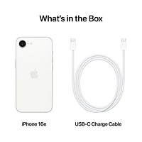 iPhone 16e de 256 Go d'Apple avec Virgin Plus - Blanc - Financement mensuel