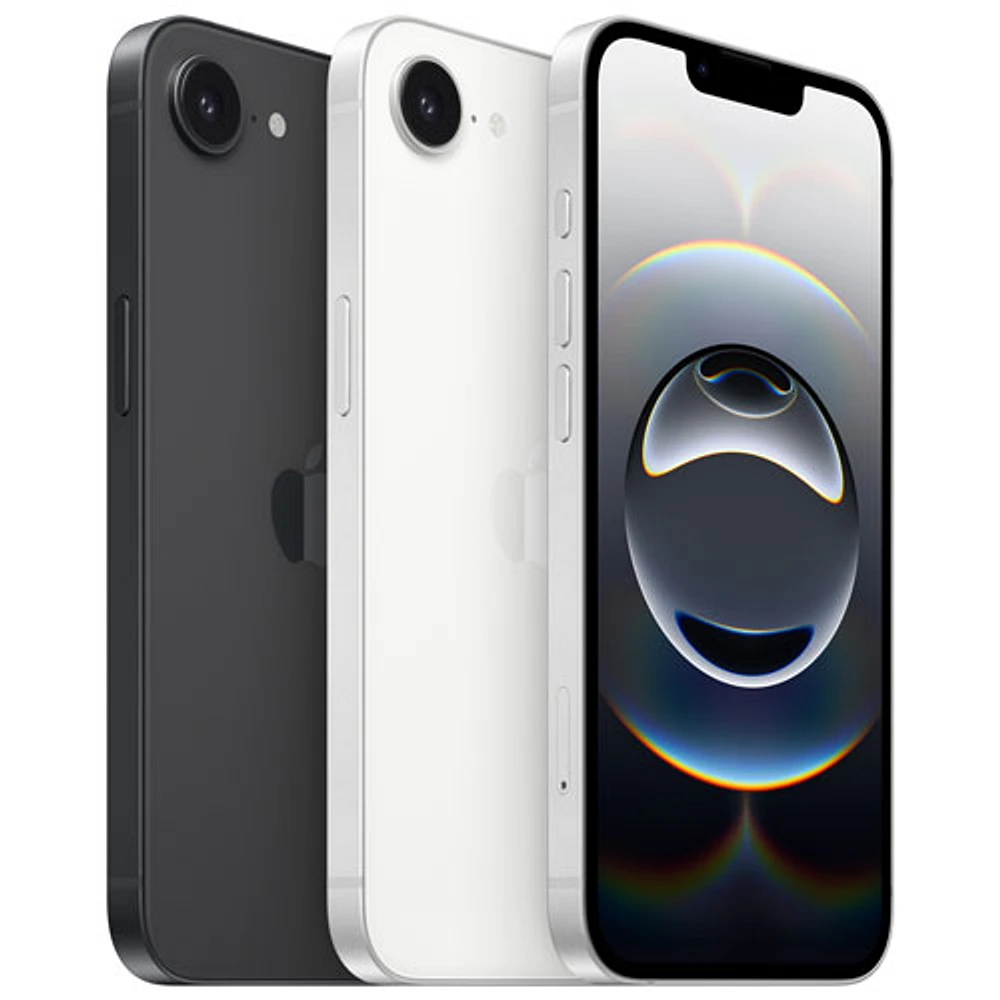 iPhone 16e de 256 Go d'Apple avec Virgin Plus - Blanc - Financement mensuel