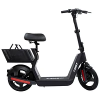 SWFT SD Sit-Down Electric Scooter (400W Motor / Up to 24km Range / 20km/h Top Speed) - Black