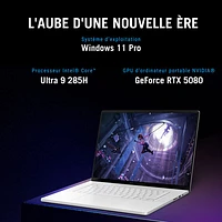 ASUS ROG Zephyrus G16 16" Gaming Laptop - Platinum White (Intel Core Ultra 9 285H /64GB RAM/2TB SSD/RTX 5080)